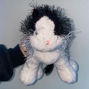 Webkinz- Ganz- Black and white cat- No code- HM016